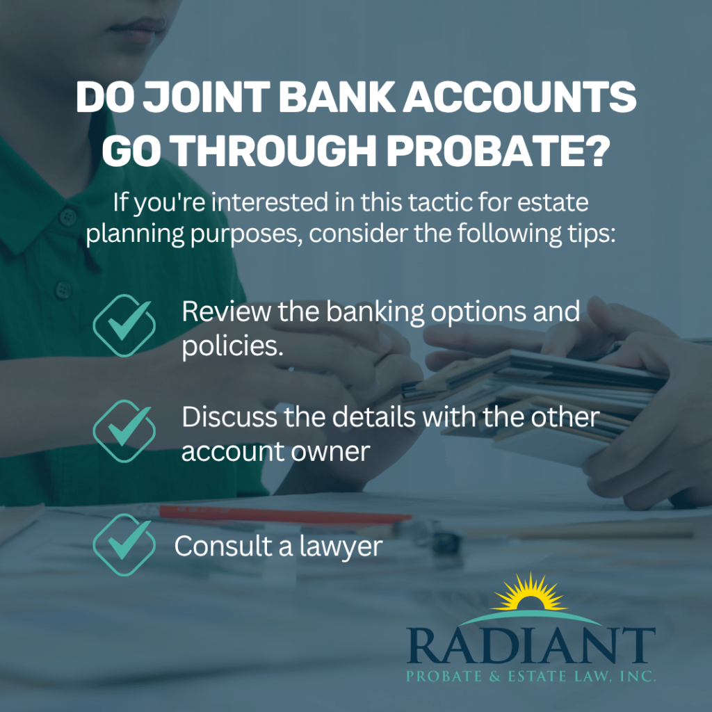 joint bank accounts